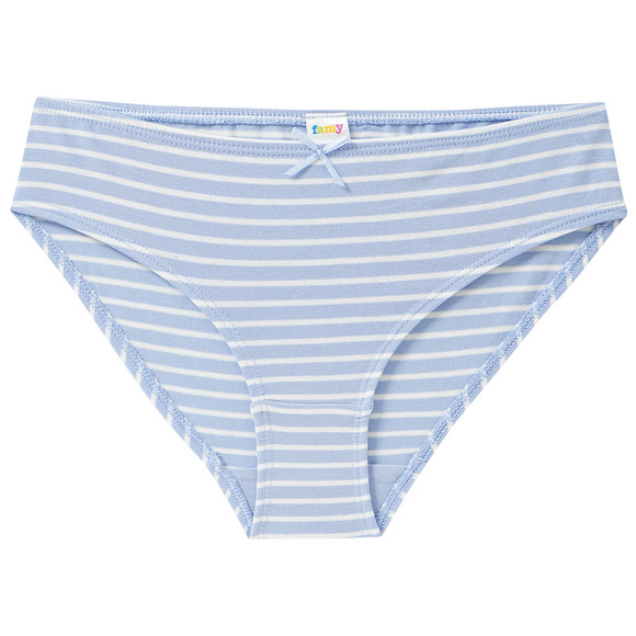 5 Mädchen Slips mit Bio-Baumwolle