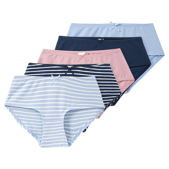 5 Mädchen Pantys aus Bio-Baumwolle