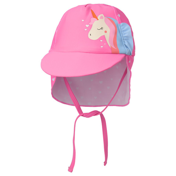Baby UV-Badekappe mit Einhorn UPF60 pink