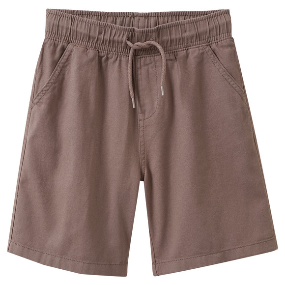 Jungen Shorts mit Tunnelzug braun