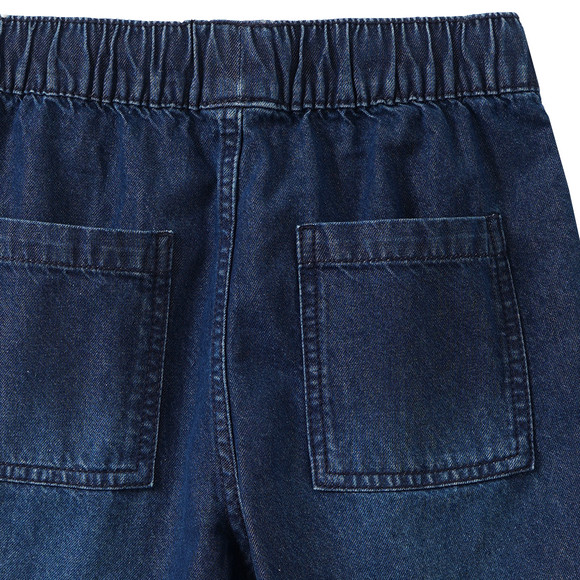 Jungen Pull-On Jeans-Shorts mit Tunnelzug