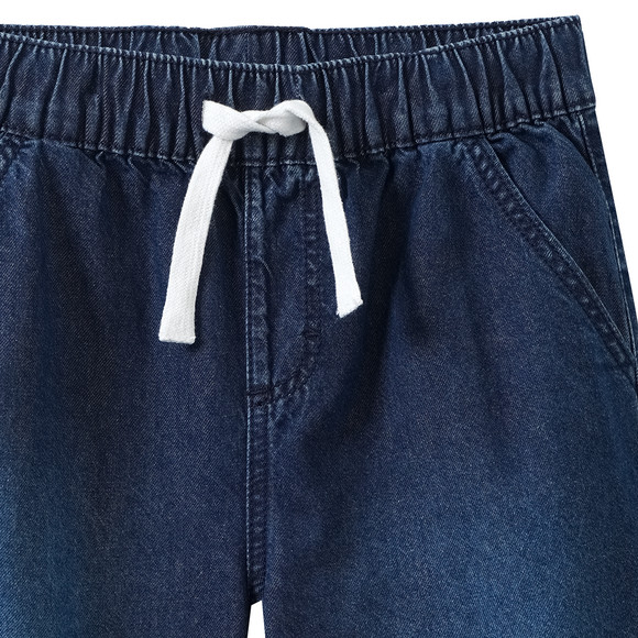 Jungen Pull-On Jeans-Shorts mit Tunnelzug