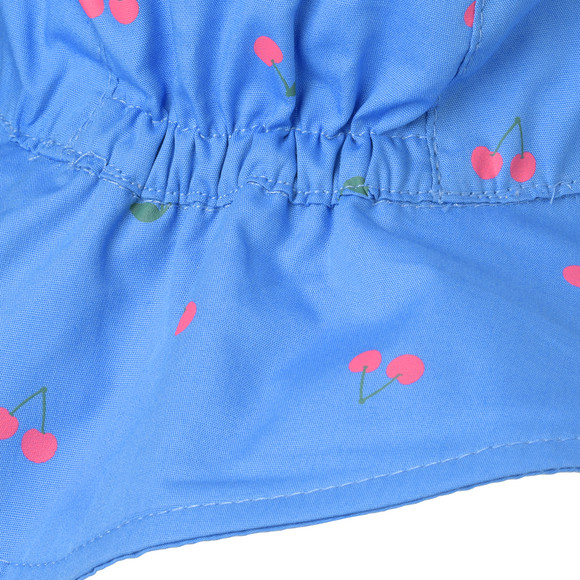 Mädchen Sonnenhut mit Kirsch-Print