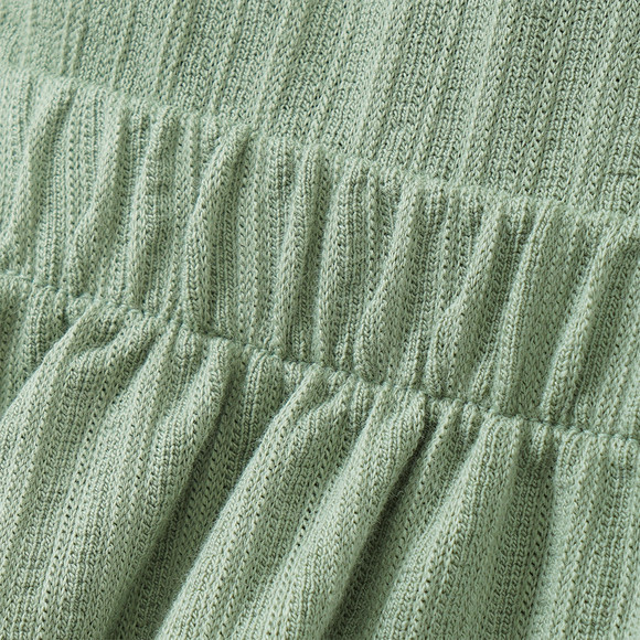 Mädchen Kleid mit Strukturstreifen