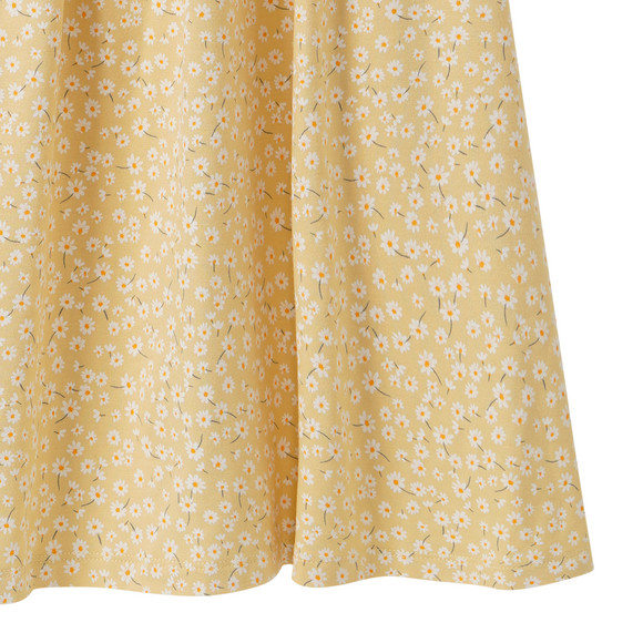 Meisjesjurk met bloemenprint all-over