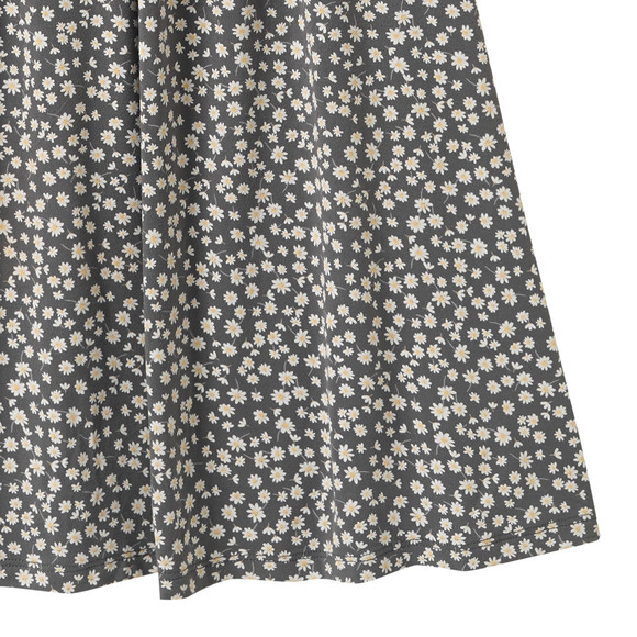 Meisjesjurk met bloemenprint all-over