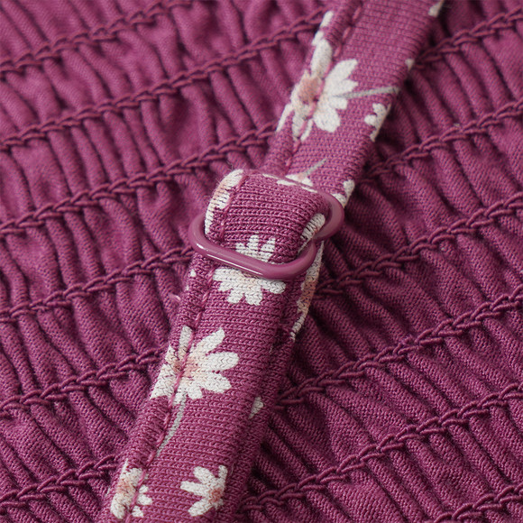 Meisjesjurk met bloemenprint