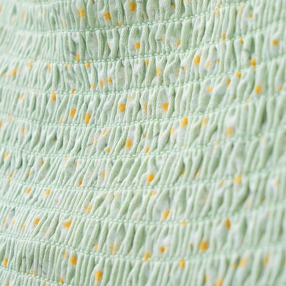 Meisjesjurk met bloemenprint all-over