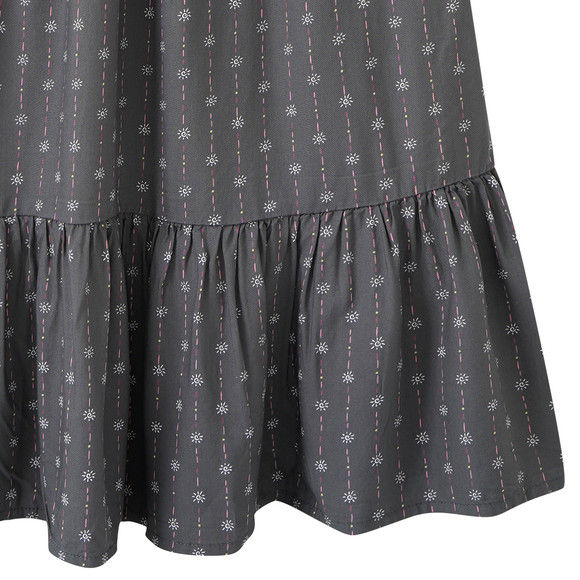 Mädchen Maxikleid mit Allover-Print