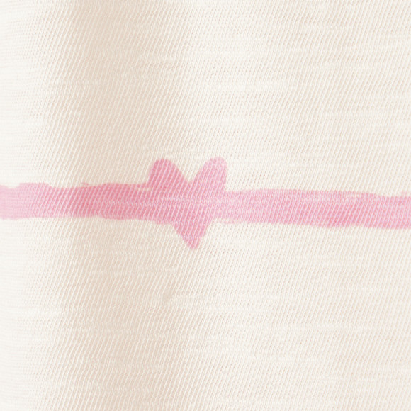 Mädchen T-Shirt mit Herz-Print