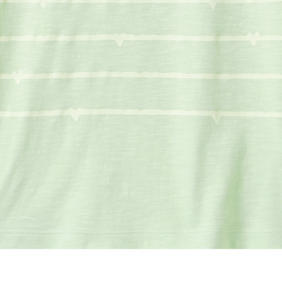Mädchen T-Shirt mit Herz-Print