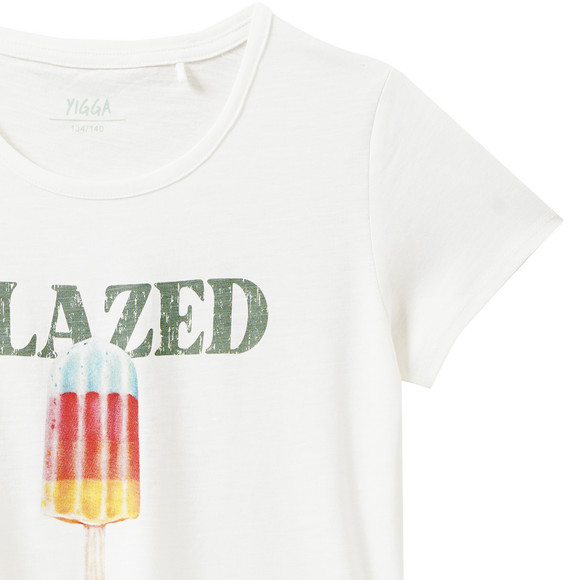 Mädchen T-Shirt mit Knotendetail
