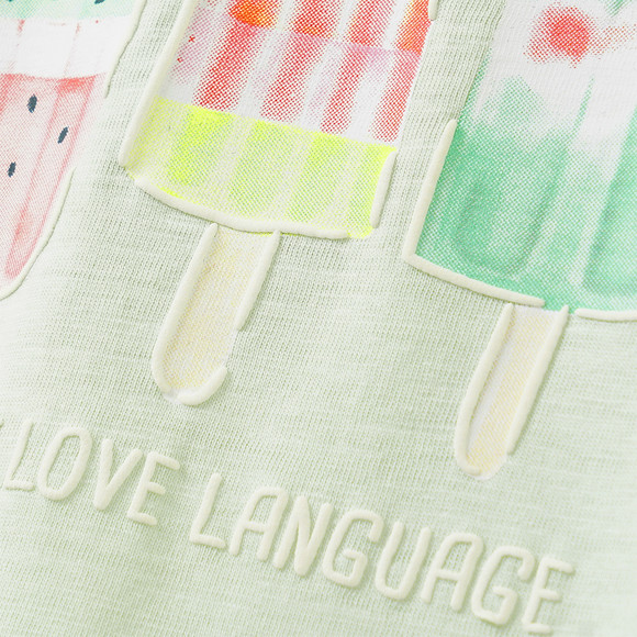 Mädchen T-Shirt mit Knotendetail