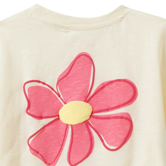 Mädchen T-Shirt mit Rücken-Print