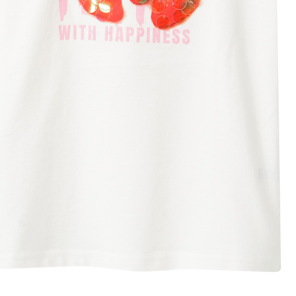 Mädchen T-Shirt mit Pailletten