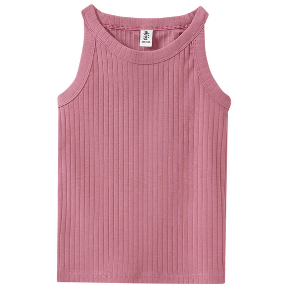 Mädchen Top mit Rippstruktur beere