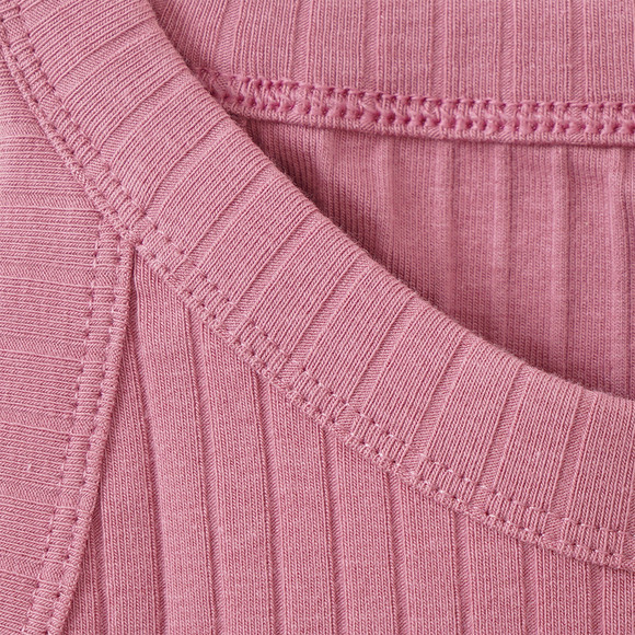 Mädchen Top mit Rippstruktur