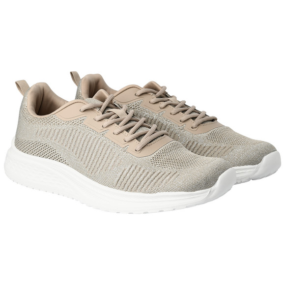 Damen Sneaker mit Glitzermesh