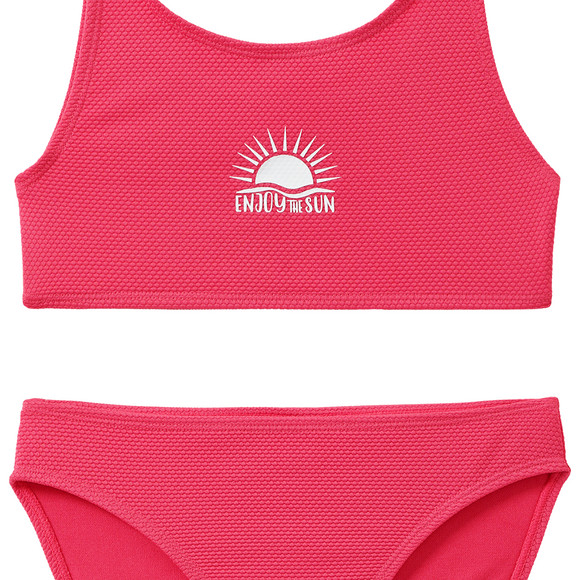 Mädchen Bikini mit gummiertem Print