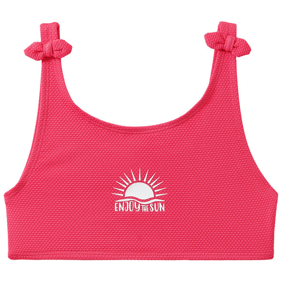 Mädchen Bikini mit gummiertem Print