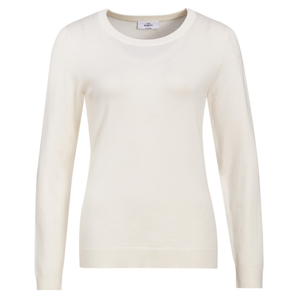 Damen Feinstrickpullover Rundhalsausschnitt