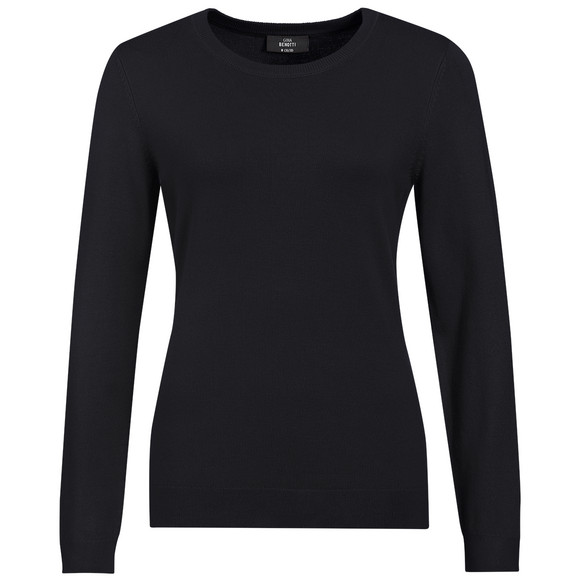 Damen Feinstrickpullover Rundhalsausschnitt
