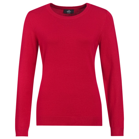 Damen Feinstrickpullover Rundhalsausschnitt
