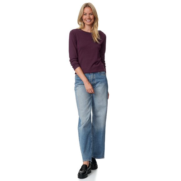 Damen Feinstrickpullover Rundhalsausschnitt