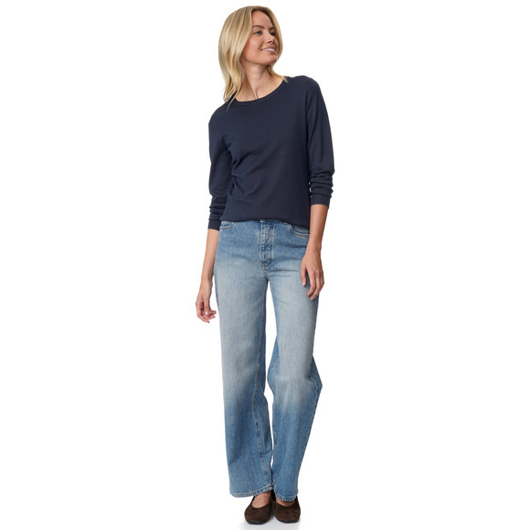 Damen Feinstrickpullover Rundhalsausschnitt