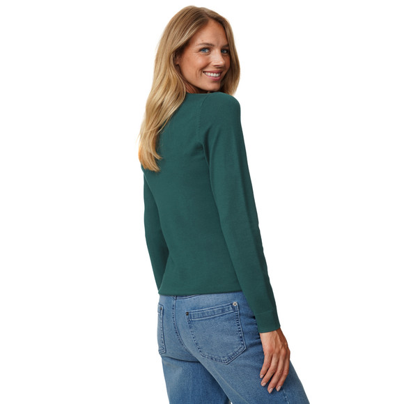 Damen Feinstrickpullover Rundhalsausschnitt