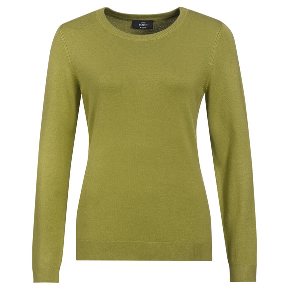 Damen Feinstrickpullover Rundhalsausschnitt