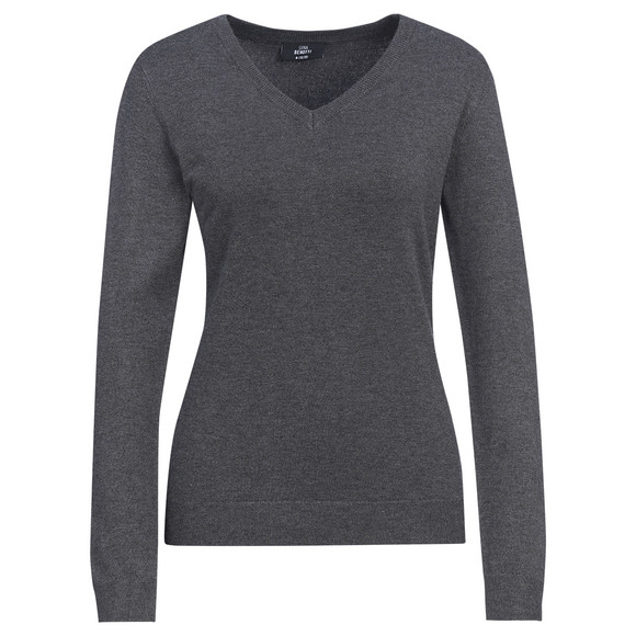 Damen Feinstrickpullover V-Ausschnitt