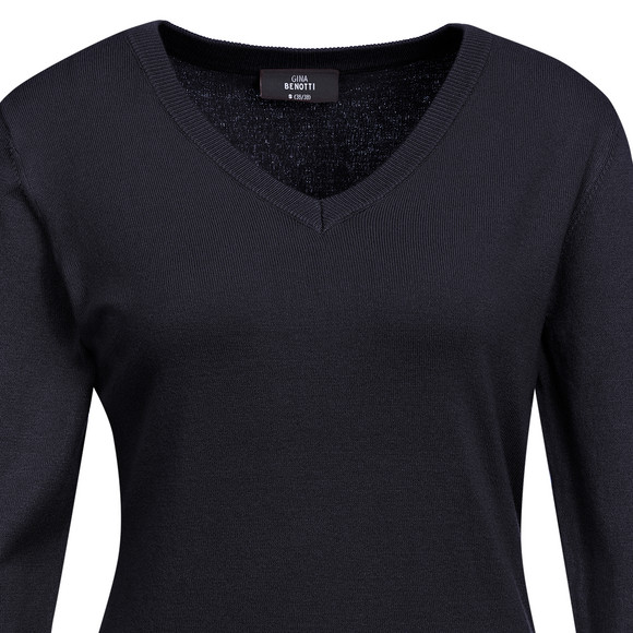 Damen Feinstrickpullover V-Ausschnitt