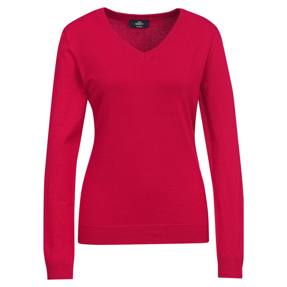 Damen Feinstrickpullover V-Ausschnitt