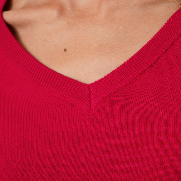 Damen Feinstrickpullover V-Ausschnitt