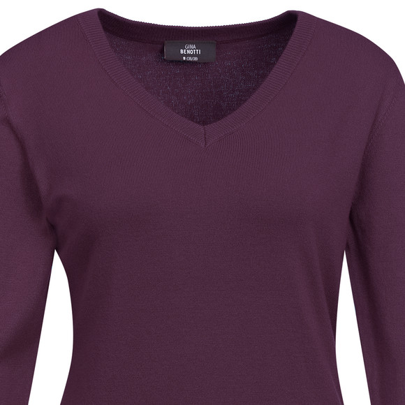 Damen Feinstrickpullover V-Ausschnitt