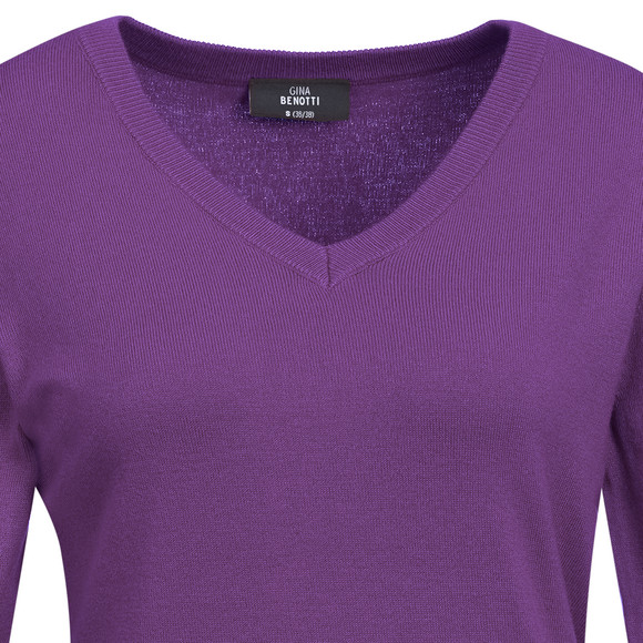 Damen Feinstrickpullover V-Ausschnitt