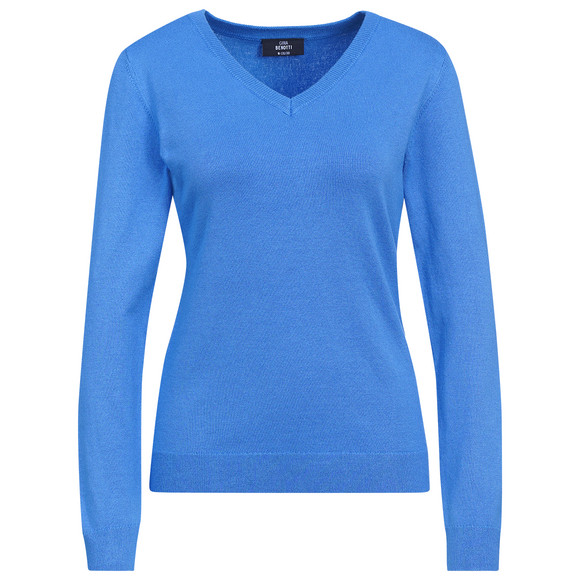 Damen Feinstrickpullover V-Ausschnitt