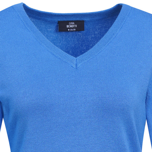 Damen Feinstrickpullover V-Ausschnitt