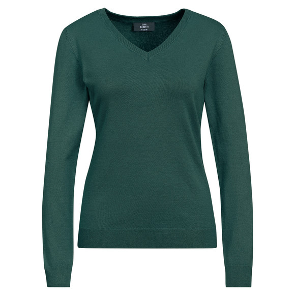 Damen Feinstrickpullover V-Ausschnitt