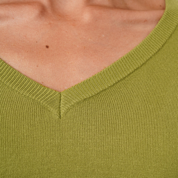 Damen Feinstrickpullover V-Ausschnitt