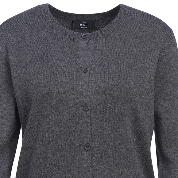 Damen Feinstrickjacke unifarben