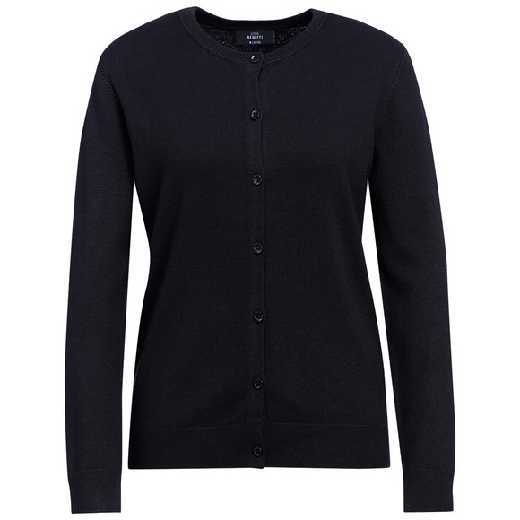 Damen Feinstrickjacke unifarben