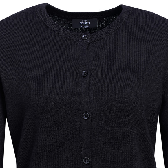 Damen Feinstrickjacke unifarben