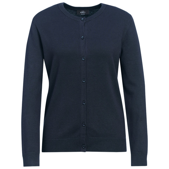 Damen Feinstrickjacke unifarben