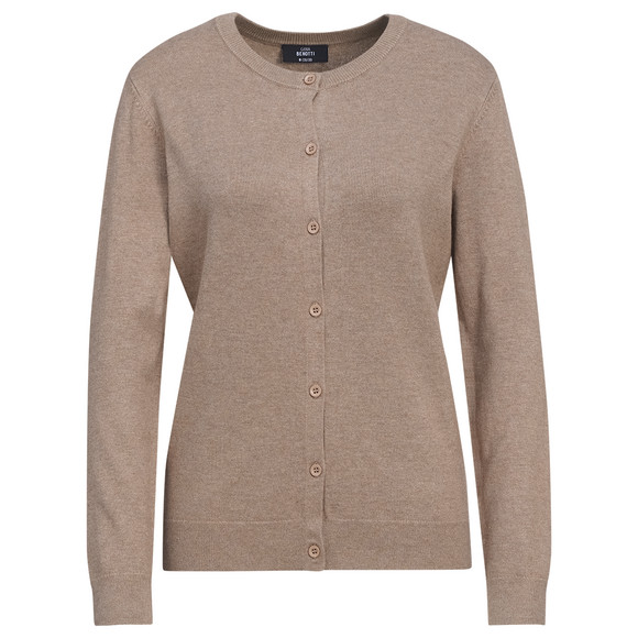 Damen Feinstrickjacke unifarben