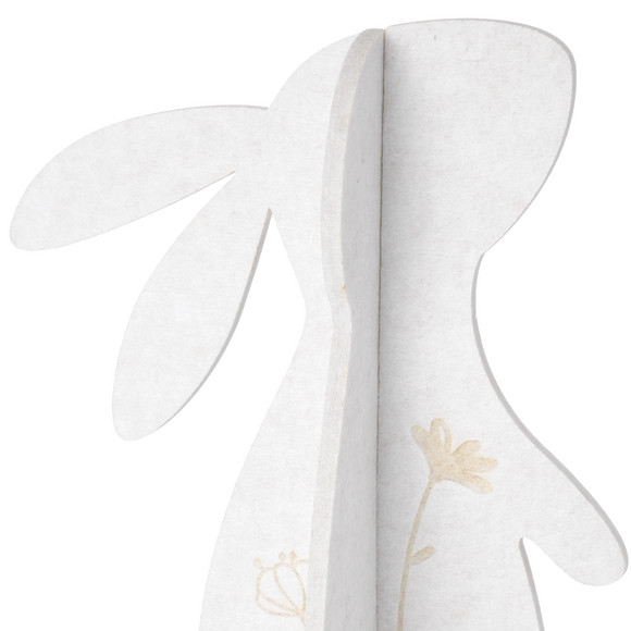 Decoratief haasje van vilt