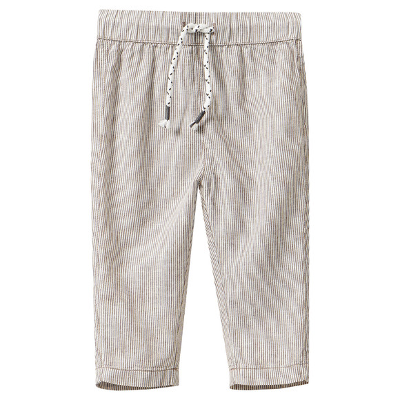 Baby Hose mit Streifen braun