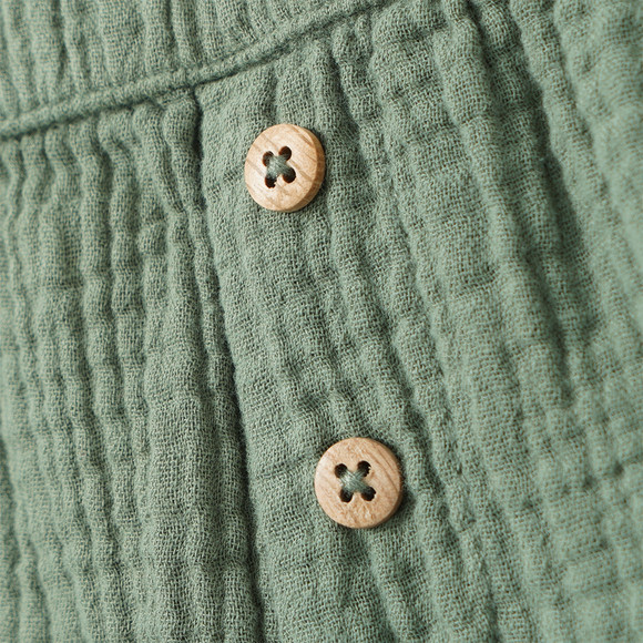 Mousseline short voor baby's van katoen