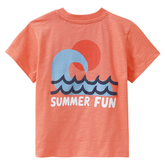 Baby T-Shirt mit Rücken-Print